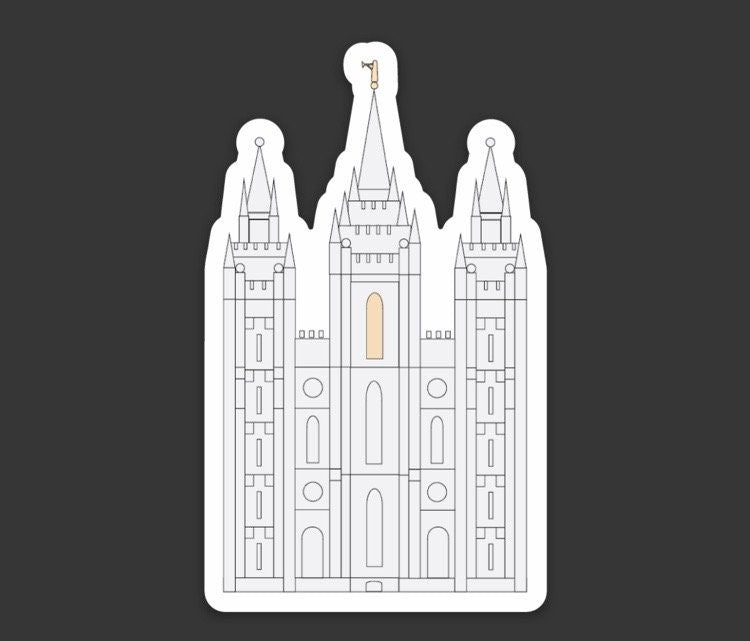 Salt Lake City Temple Sticker