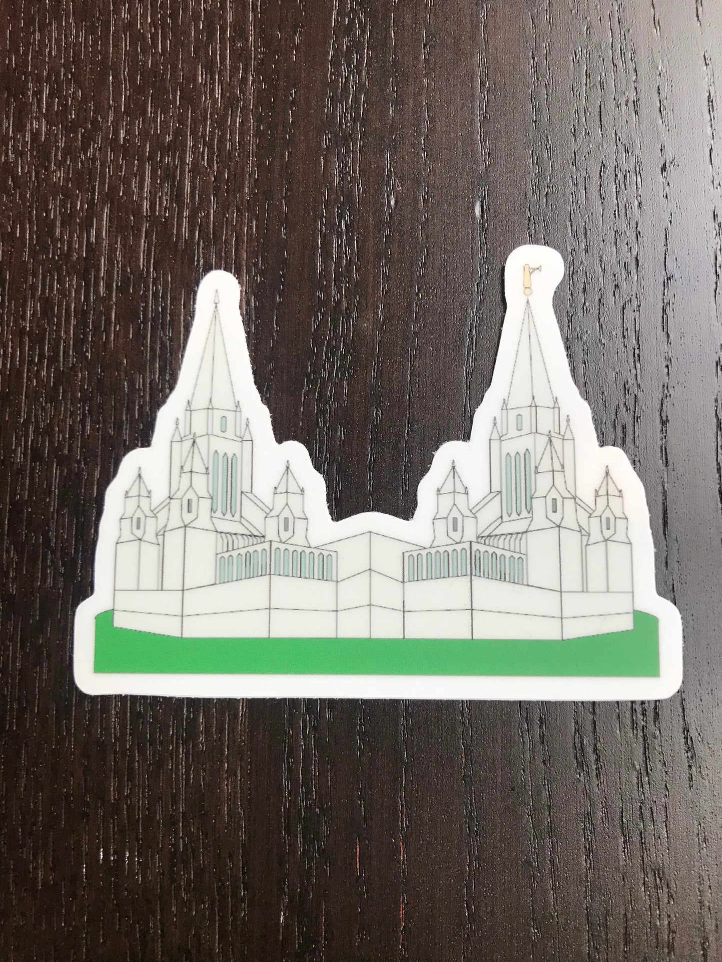 San Diego Temple, skateboard stickers