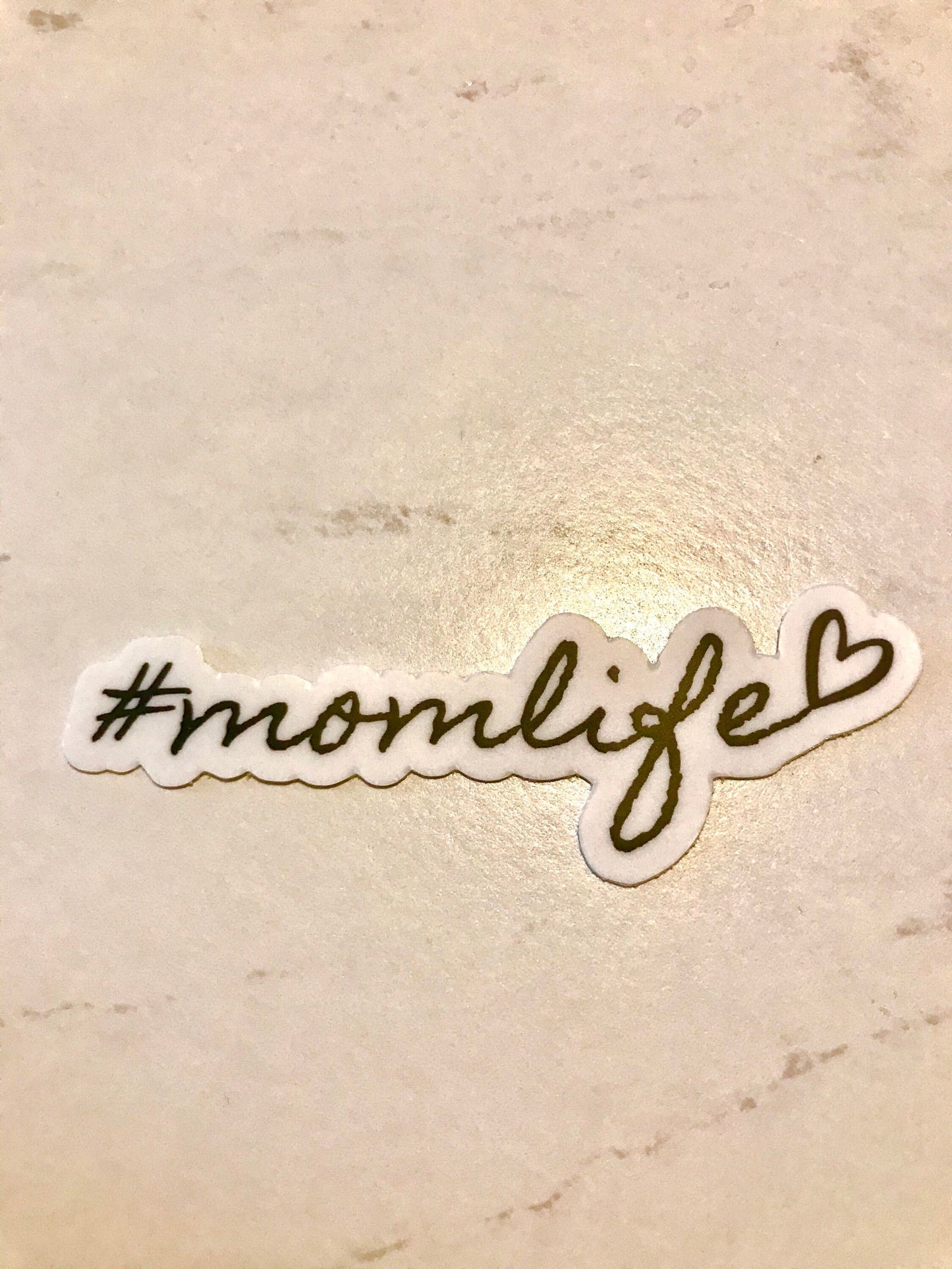 Mom Life Sticker, 3x1 in. vinyl sticker perfect for water bottles, Laptops, and bullet journals, Christmas gifts for Mom from daughter