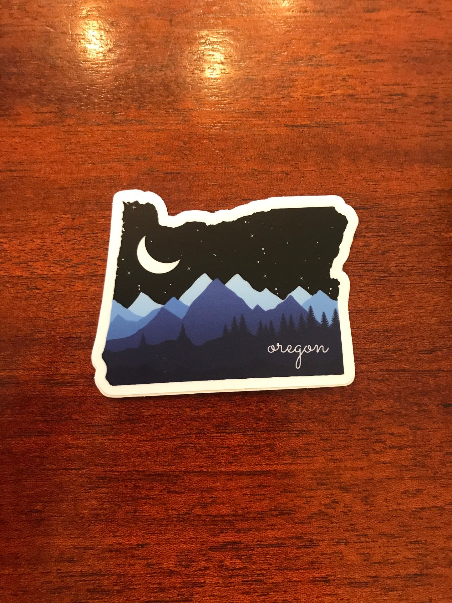 Oregon State 3x3in Sticker, Mountain Sticker, Vinyl Sticker for your Laptop, Water Bottle or Bullet Journal