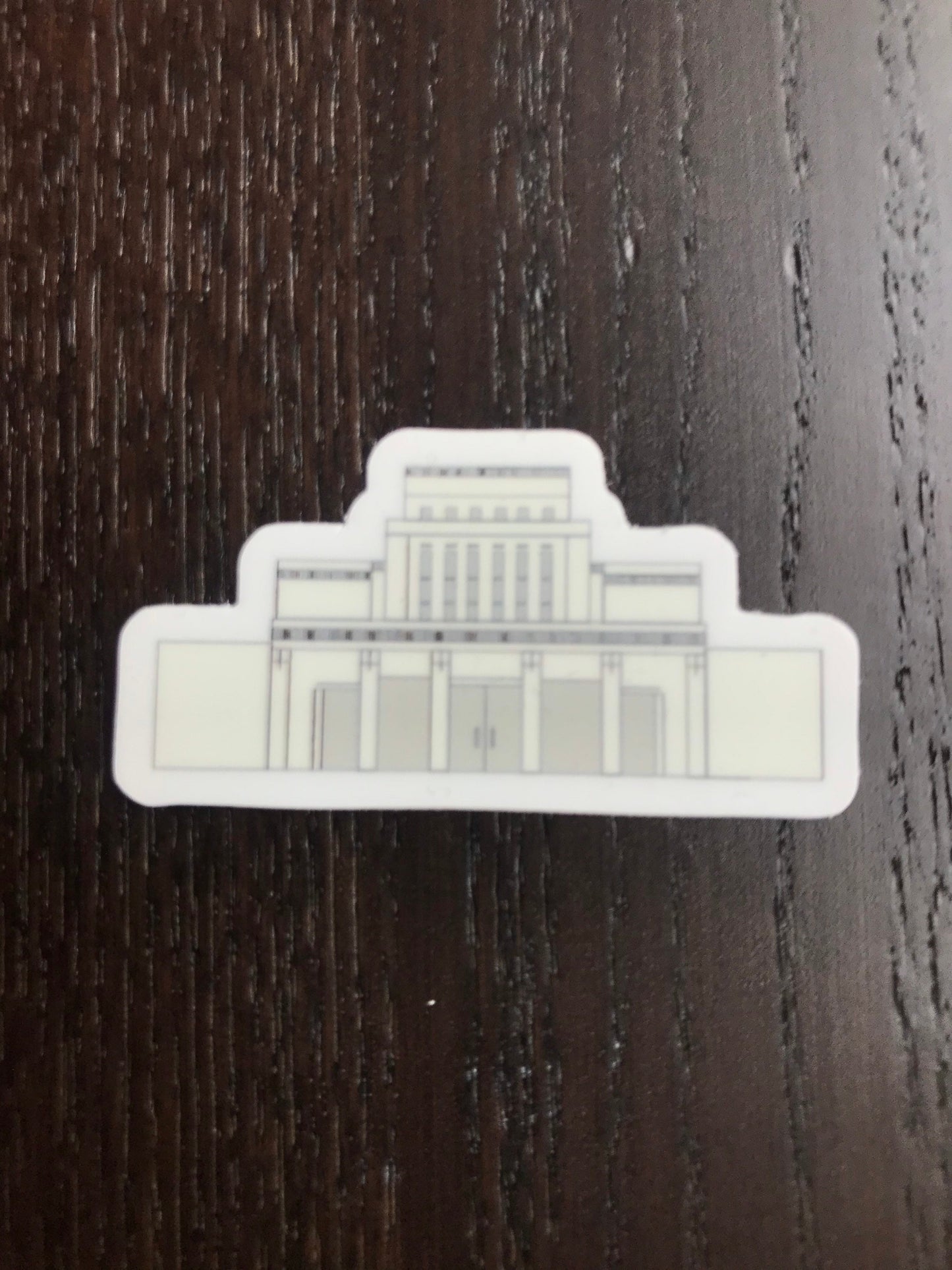 Laie Hawaii Temple Stickers, skateboard stickers