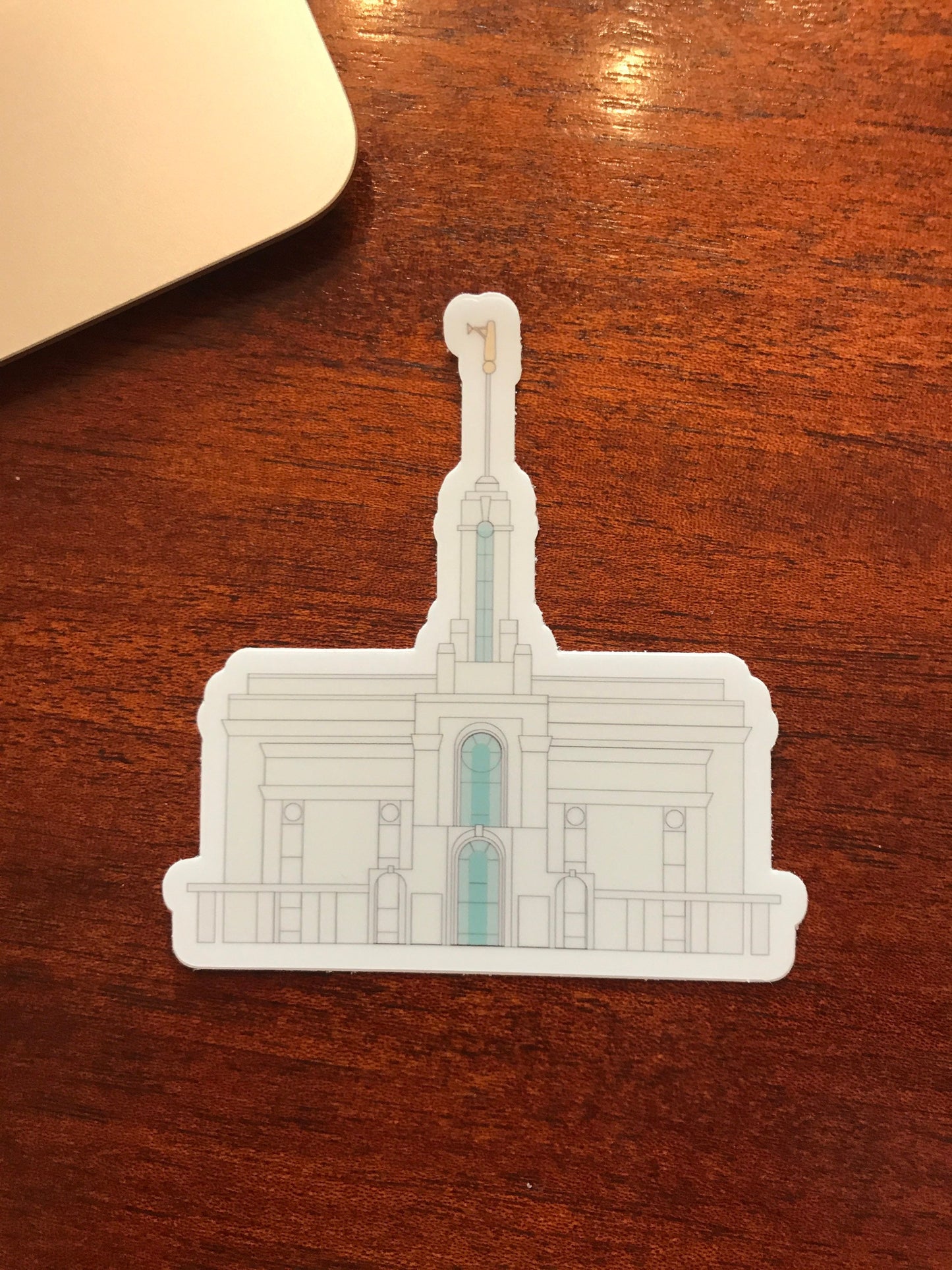 Mount Timpanogos Temple Sticker, 3x3 in. Vinyl Sticker for your Laptop, Water Bottle or Bullet Journal