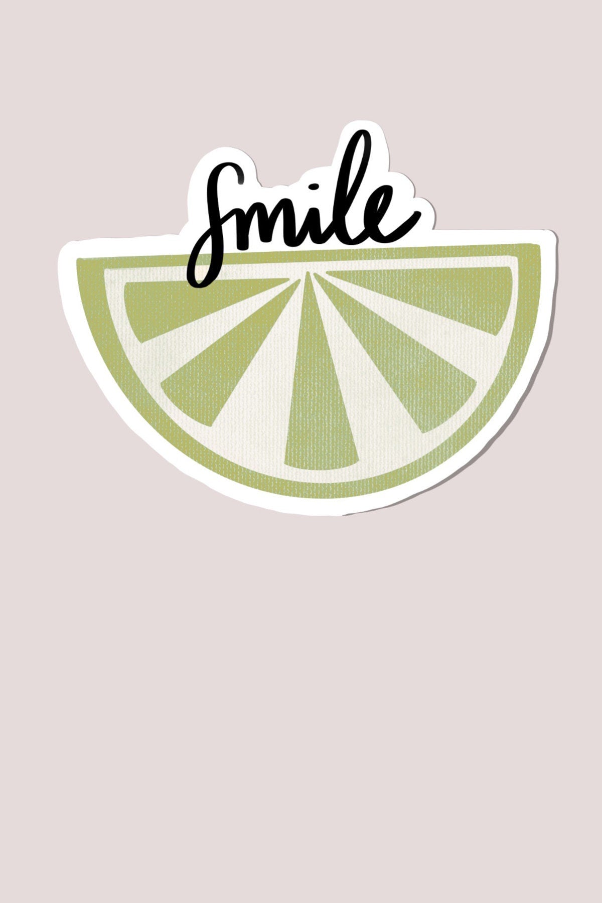 Lime Smile 3x3in. Vinyl Stickers for your Laptop, Hydroflask, Planner or Bullet Journal, Roses, Flower Decal