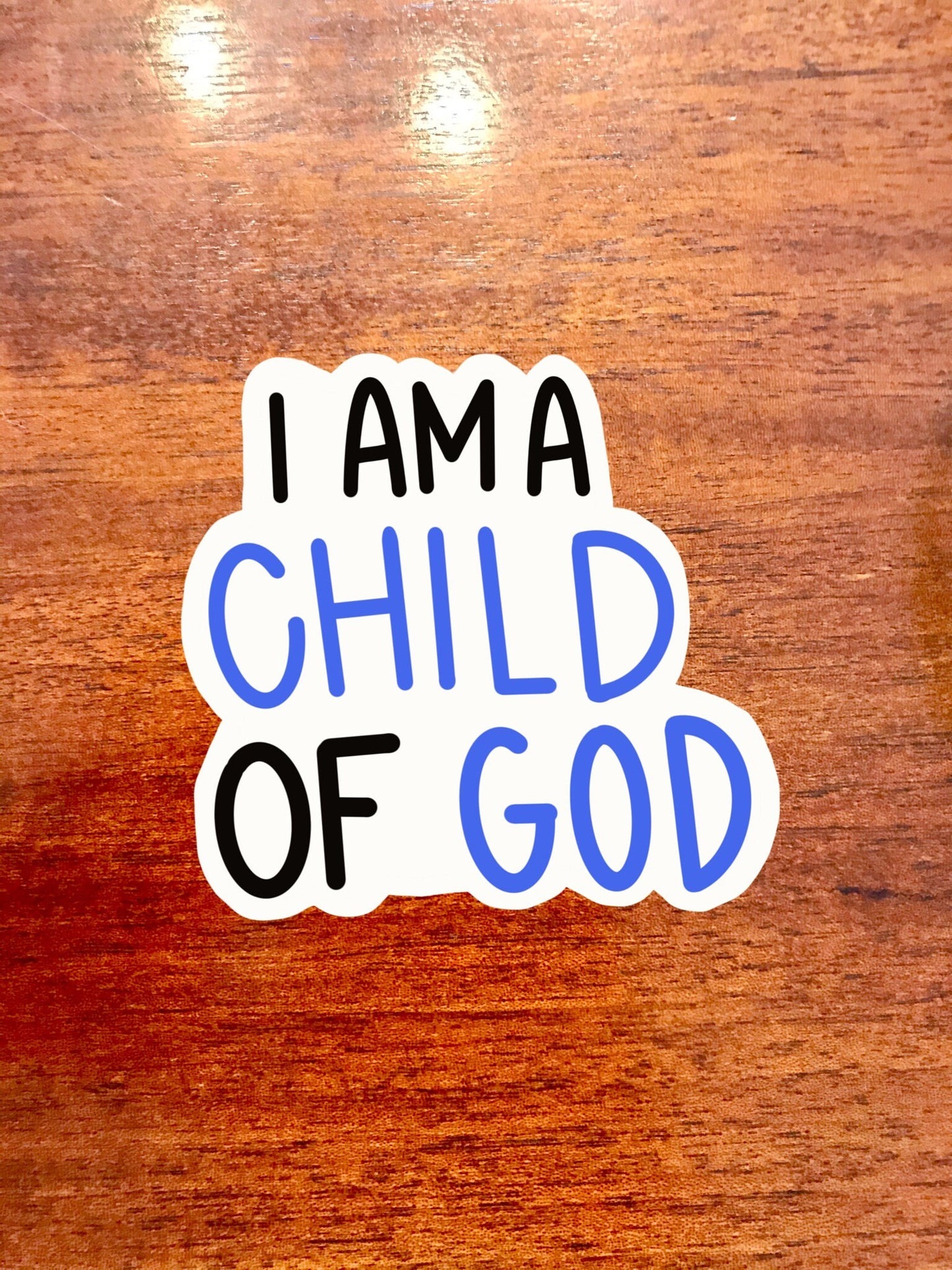 i am a child of God sticker, Christian planner stickers, baptism gift boy from godmother, first communion favors, bible study gifts for