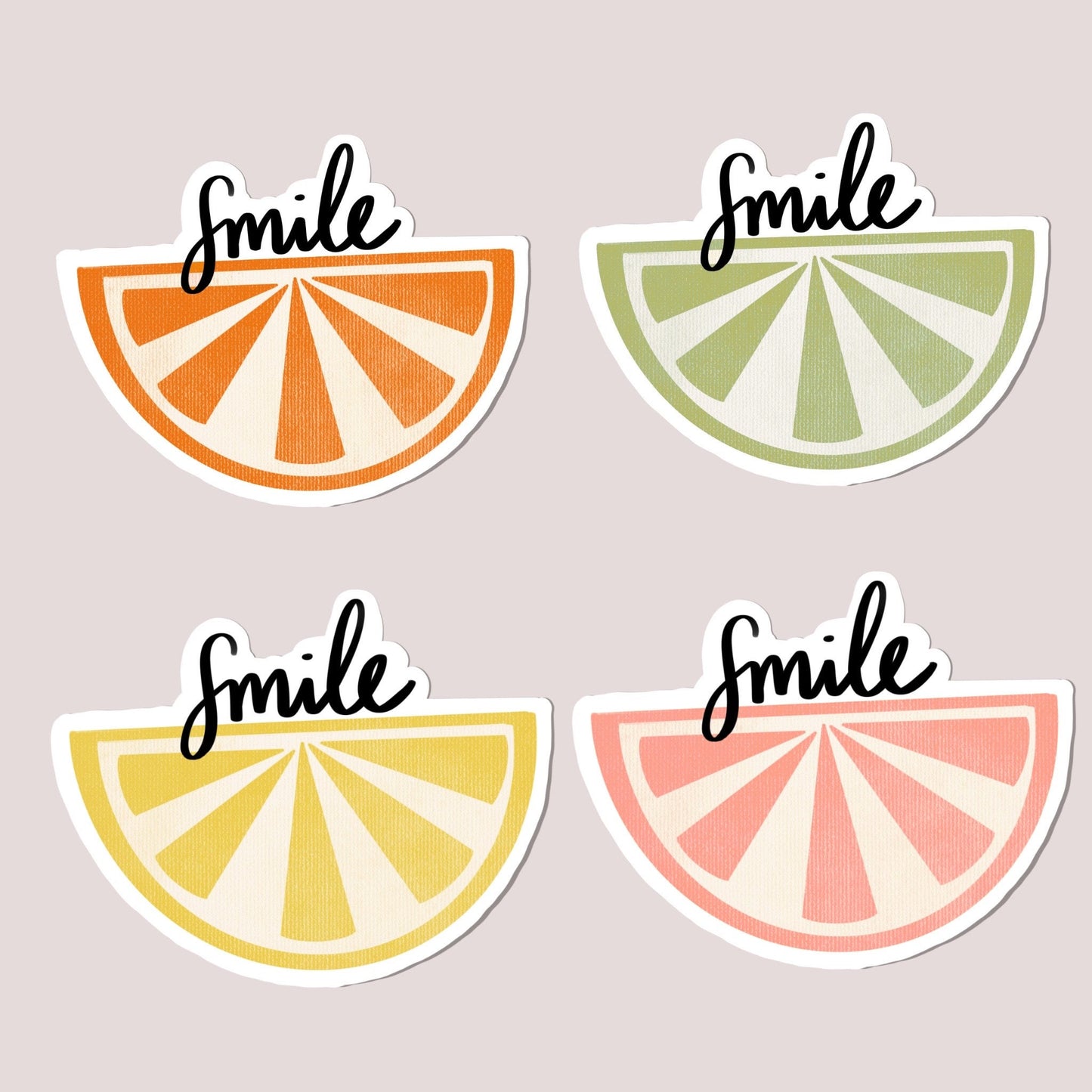 Lime Smile 3x3in. Vinyl Stickers for your Laptop, Hydroflask, Planner or Bullet Journal, Roses, Flower Decal