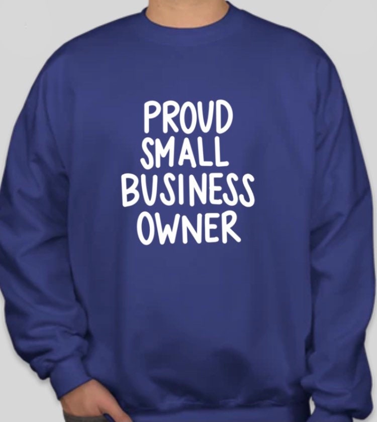 Small business owner sweatshirt, boss gift for women, etsy seller gift –  Sagie May Design Co
