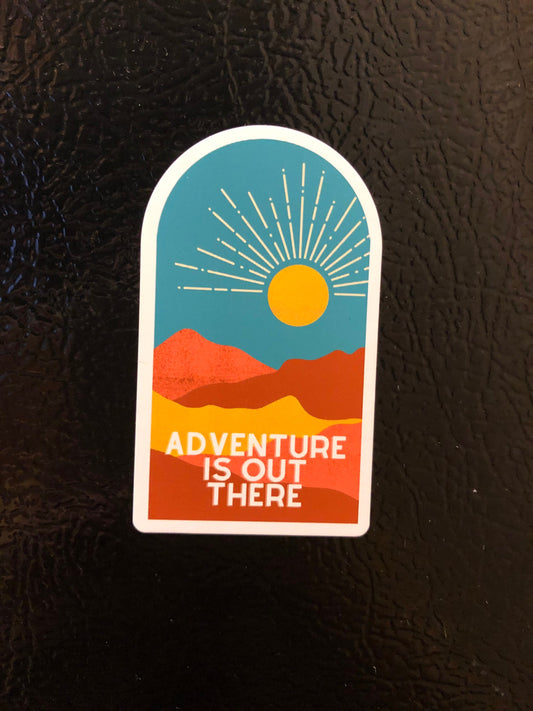 Adventure is out there boho fridge magnets, secret Santa gifts at work, wanderlust travel gifts for couples, stocking stuffers for men, best
