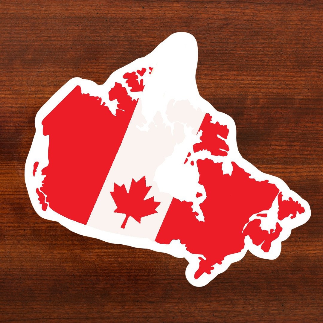 Canada 3x3in. Vinyl Sticker for your Laptop, Water Bottle or Bullet Journal