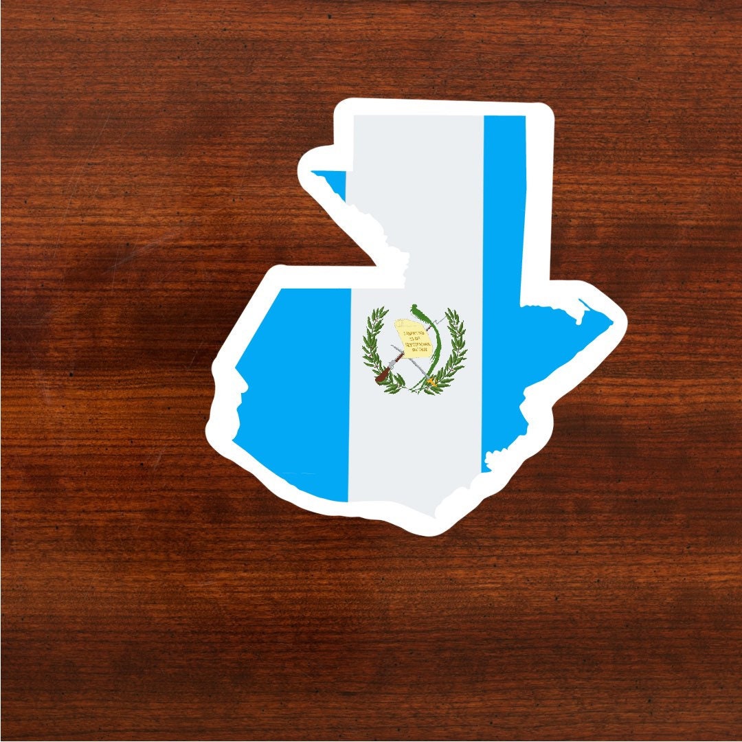 Guatemala 3x3in. Vinyl Sticker for your Laptop, Water Bottle or Bullet Journal, skateboard stickers