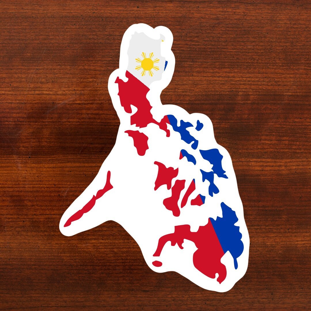 Philippines 3x3in. Vinyl Sticker for your Laptop, Water Bottle or Bullet Journal