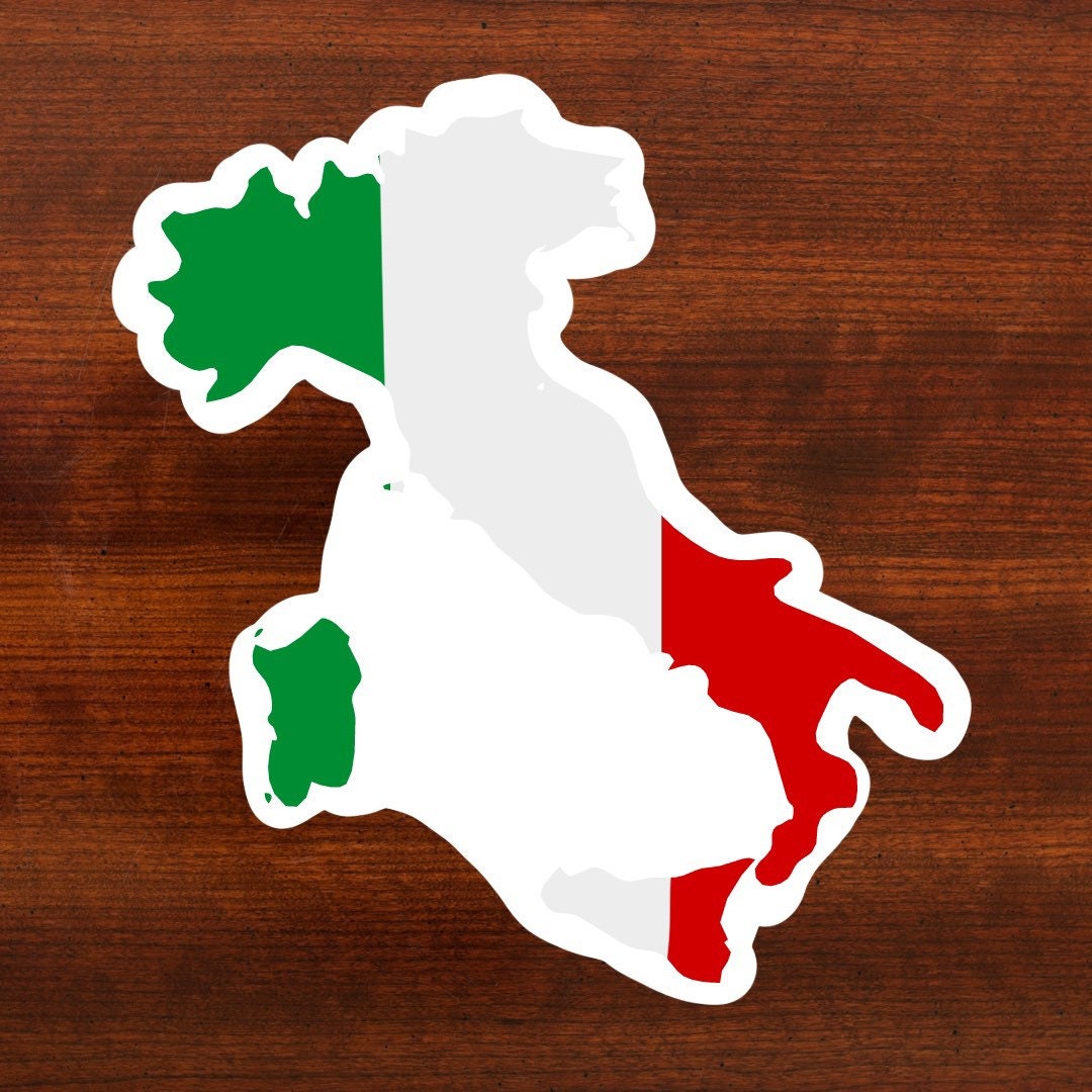 Italy 3x3in. Vinyl Sticker for your Laptop, Water Bottle or Bullet Journal