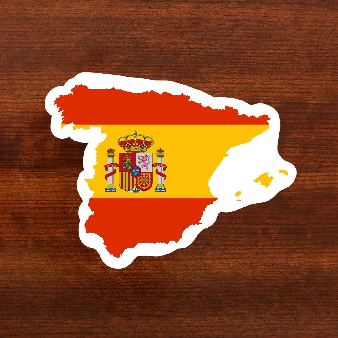 Spain 3x3in. Vinyl Sticker for your Laptop, Water Bottle or Bullet Journal