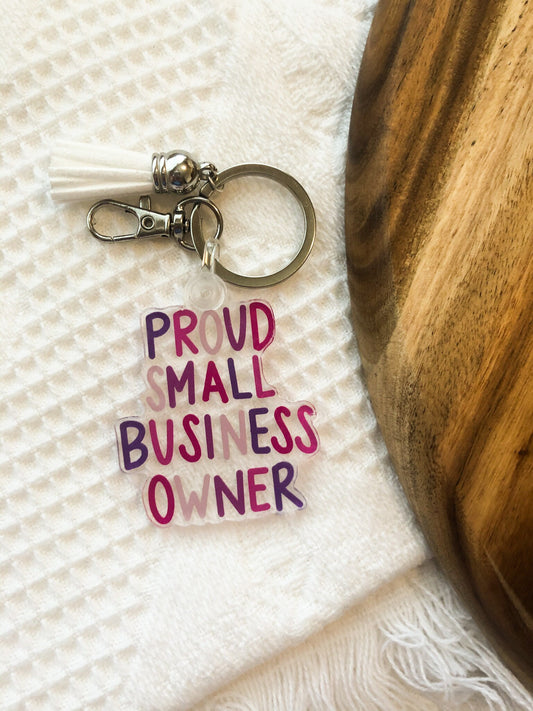 small business owner keychain, boss gifts for women, trendy keychains for car keys, new business owner gift, purse charms for handbags, girl