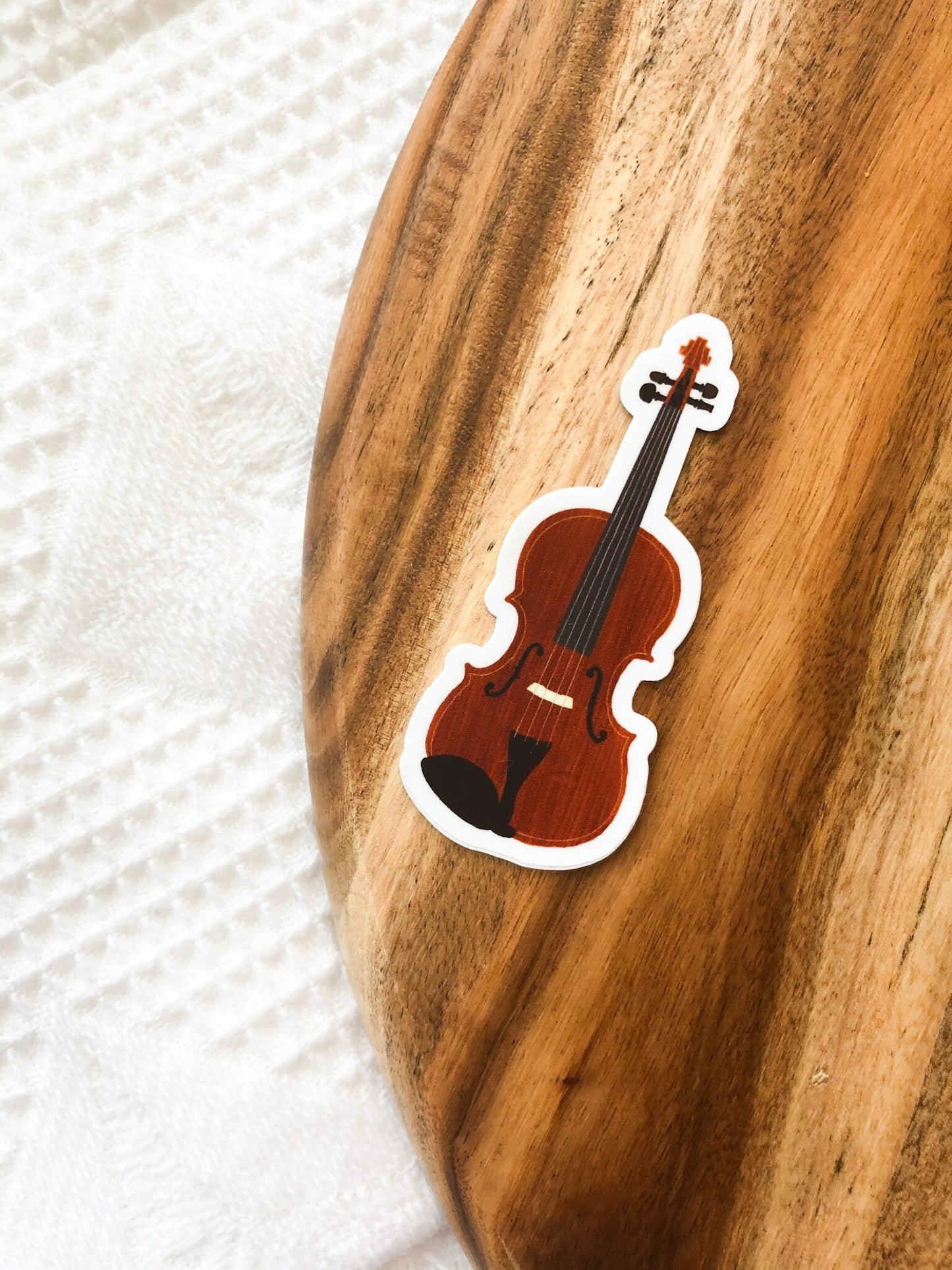 Violin sticker, Viola sticker, 3x3in. Vinyl Sticker for your Laptop, Hydroflask, Planner, Water Bottle or Bullet Journal, Orchestra sticker