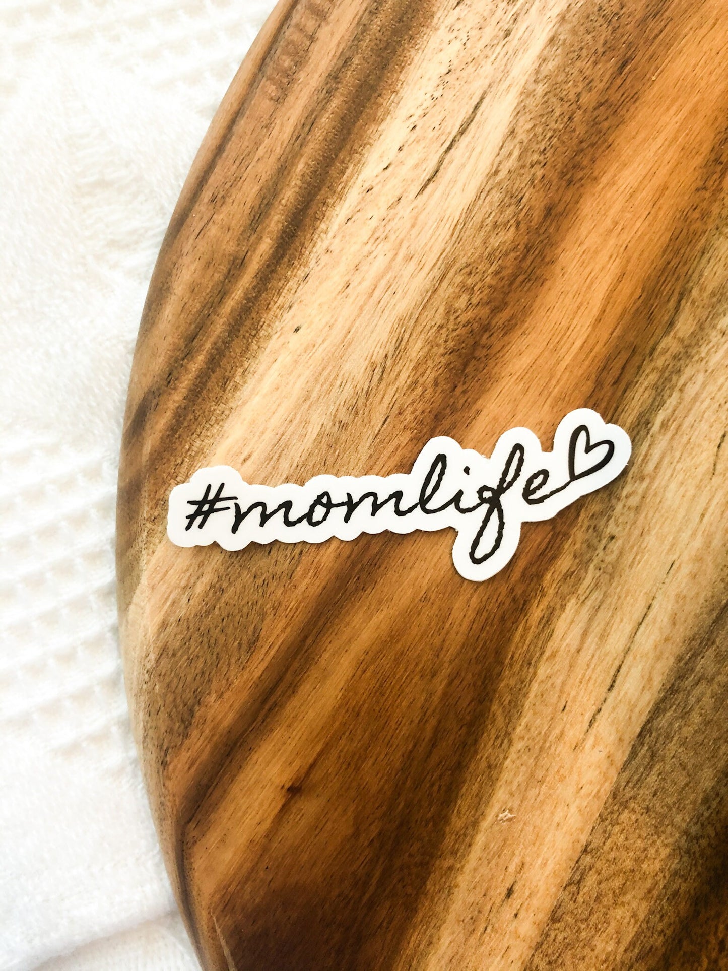 Mom Life Sticker, 3x1 in. vinyl sticker perfect for water bottles, Laptops, and bullet journals, Christmas gifts for Mom from daughter