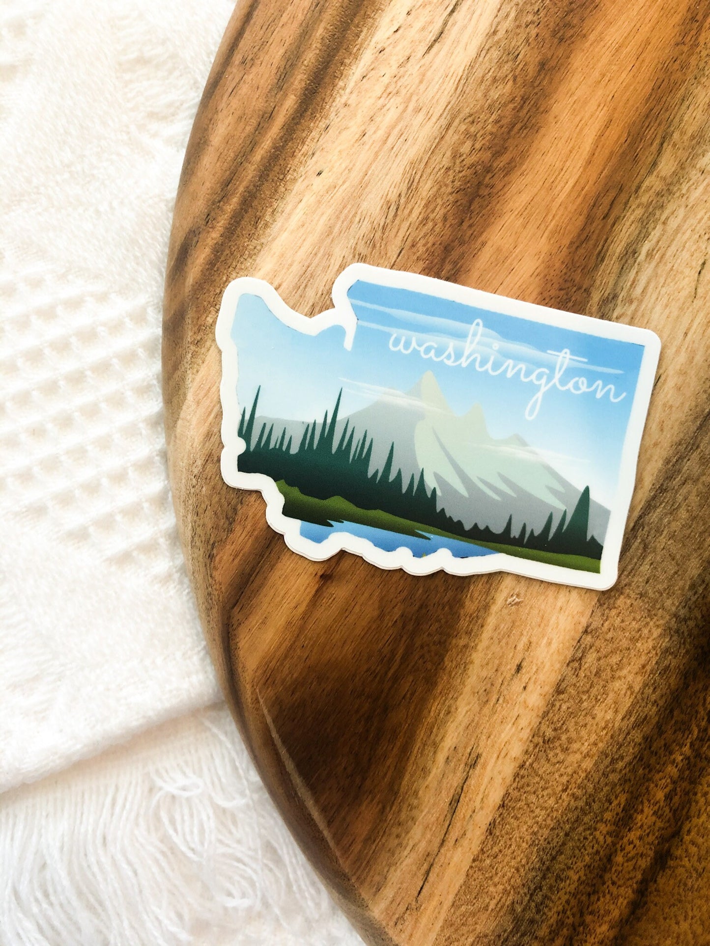 Washington state sticker for laptop, travel bucket list stickers, Washington state gifts, camper stickers, outdoorsy gifts for women, RV