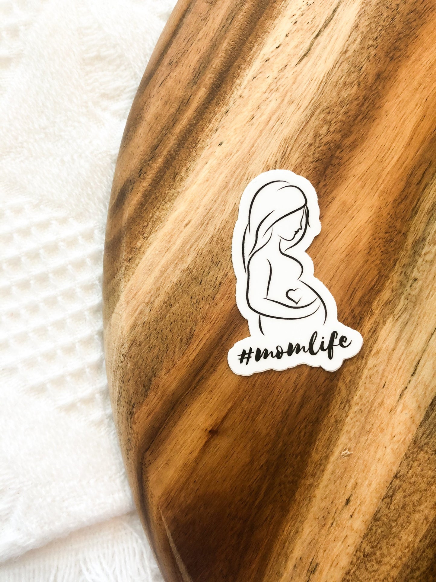 Mom Life Sticker, 3x1 in. vinyl sticker perfect for water bottles, Laptops, and bullet journals, Christmas gifts for Mom from daughter