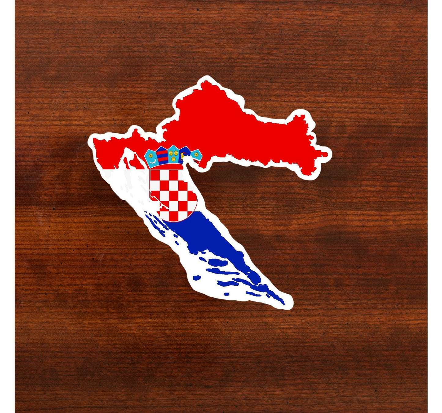 Croatia 3x3in. Vinyl Sticker for your Laptop, Water Bottle or Bullet Journal