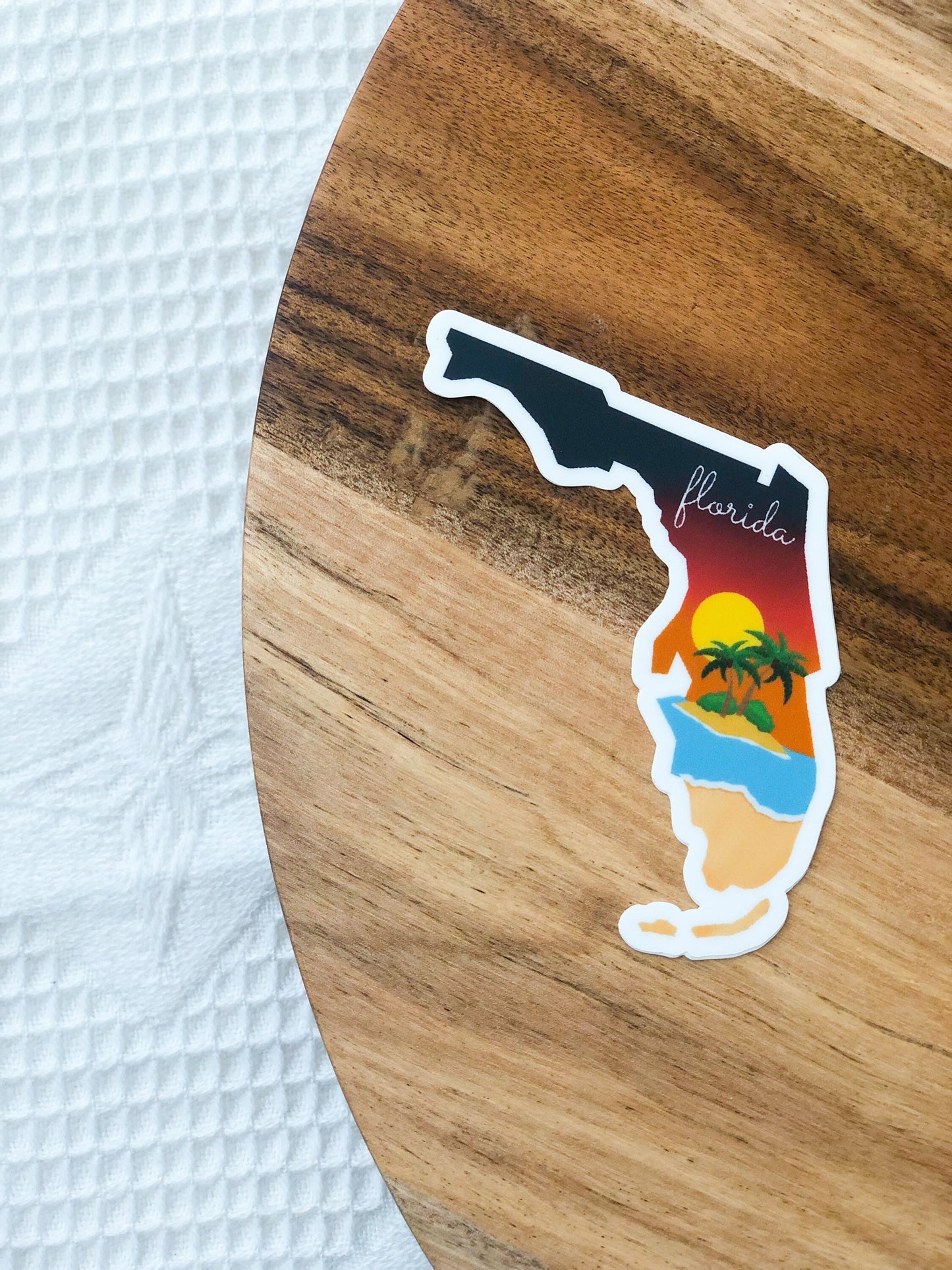 Florida Sticker, Florida State 3x3in Sticker, Vinyl Sticker for your Laptop, Water Bottle or Bullet Journal