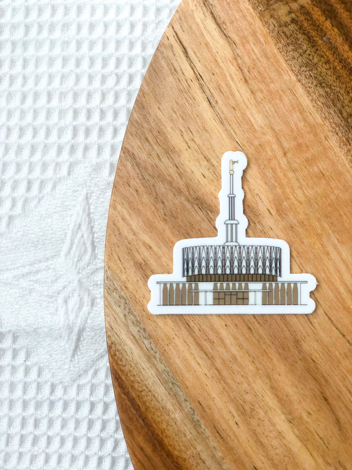 Provo Utah Temple Stickers, skateboard stickers