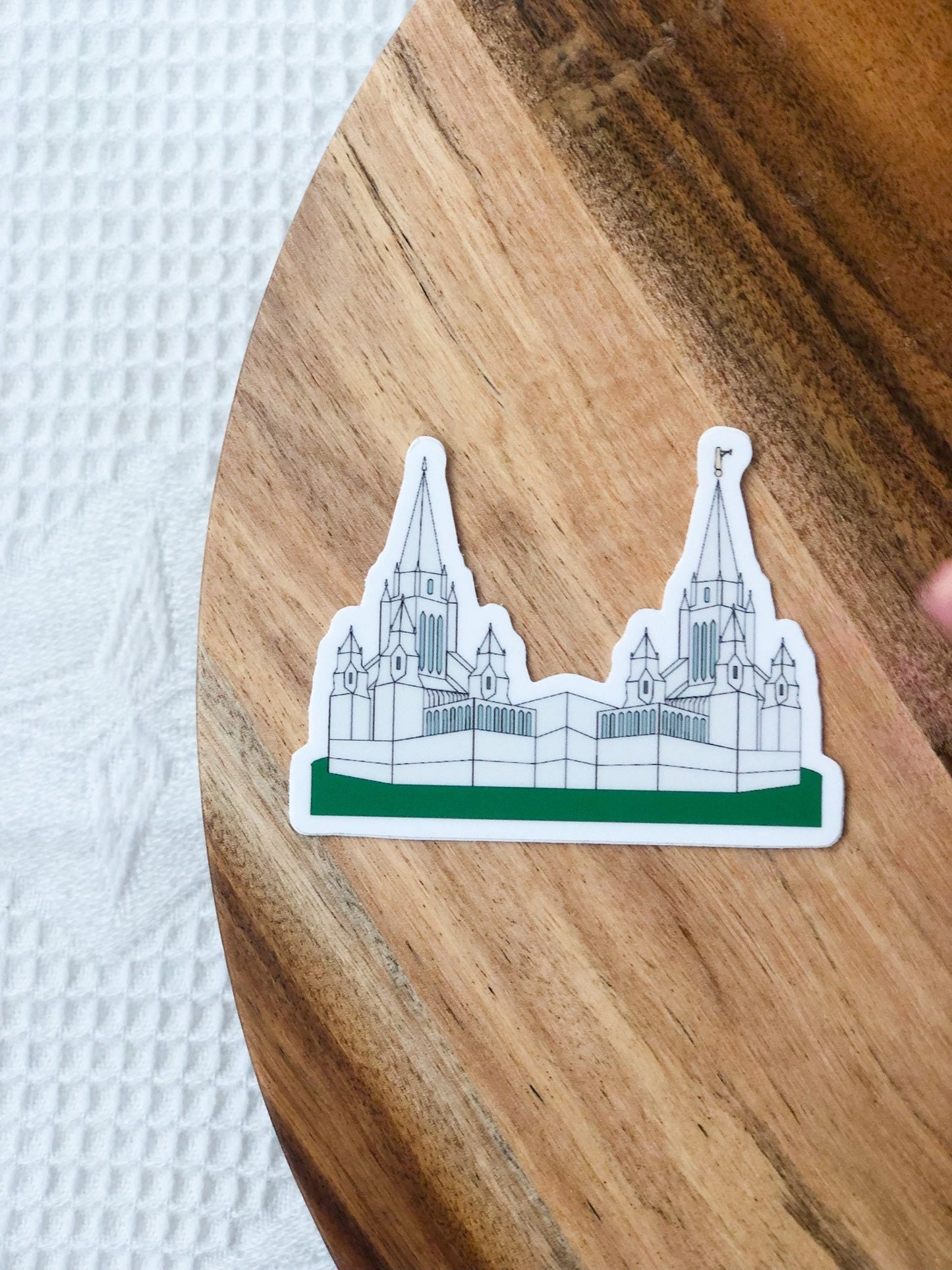 San Diego Temple, skateboard stickers