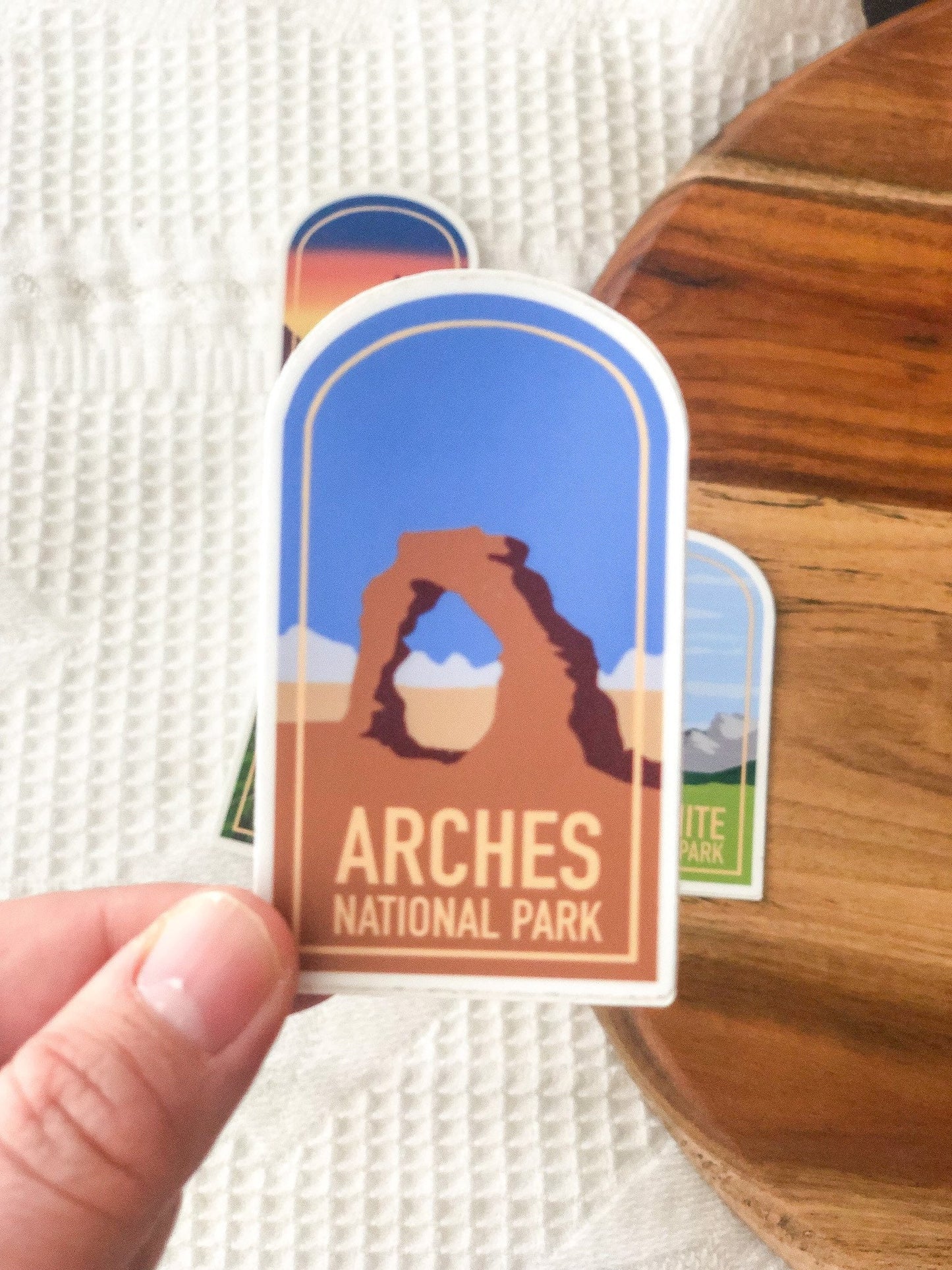 Arches National Park sticker vinyl, National Park stickers for  water bottles, desert lover gift, bestselling sticker for hydroflask