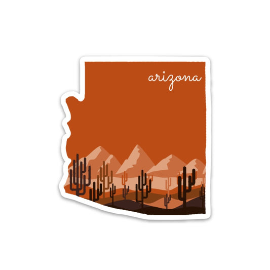 Arizona sticker for car, arizona gift for men, arizona vinyl stickers, state stickers car, birthday gift for daughter from mom and dad