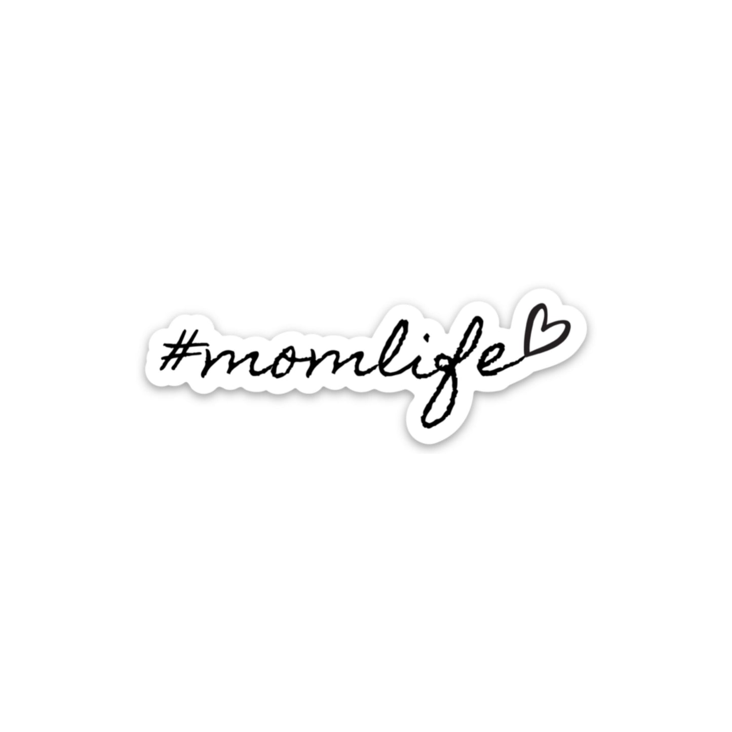 Mom Life Sticker, 3x1 in. vinyl sticker perfect for water bottles, Laptops, and bullet journals, Christmas gifts for Mom from daughter