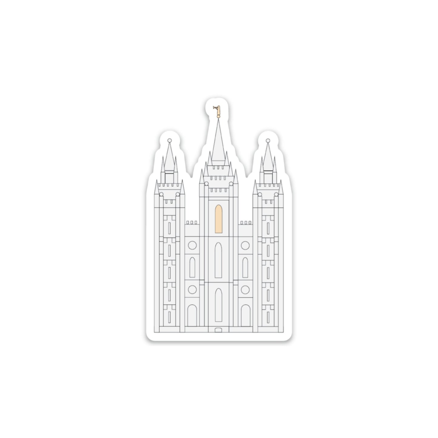 Salt Lake City Temple Sticker