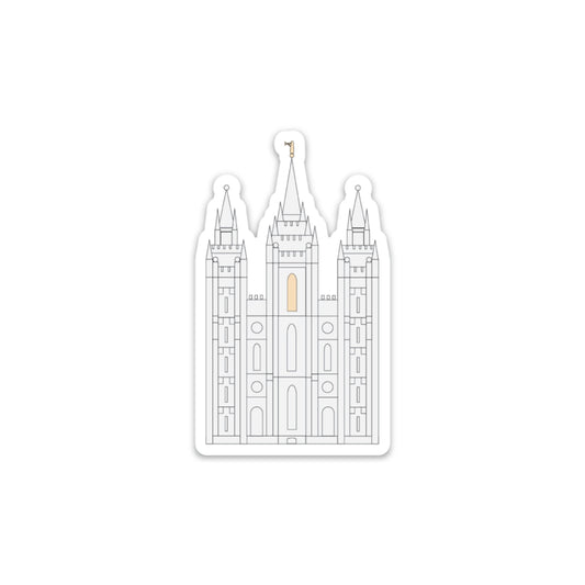 Salt Lake City Temple Sticker