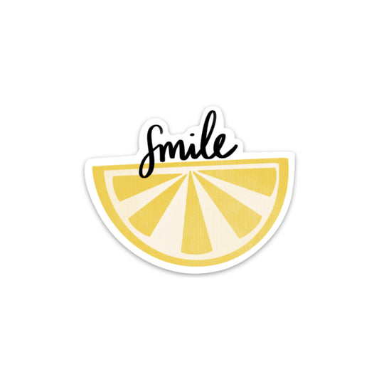 Lemon Smile 3x3in. Vinyl Stickers for your Laptop, Hydroflask, Planner or Bullet Journal, Roses, Flower Decal