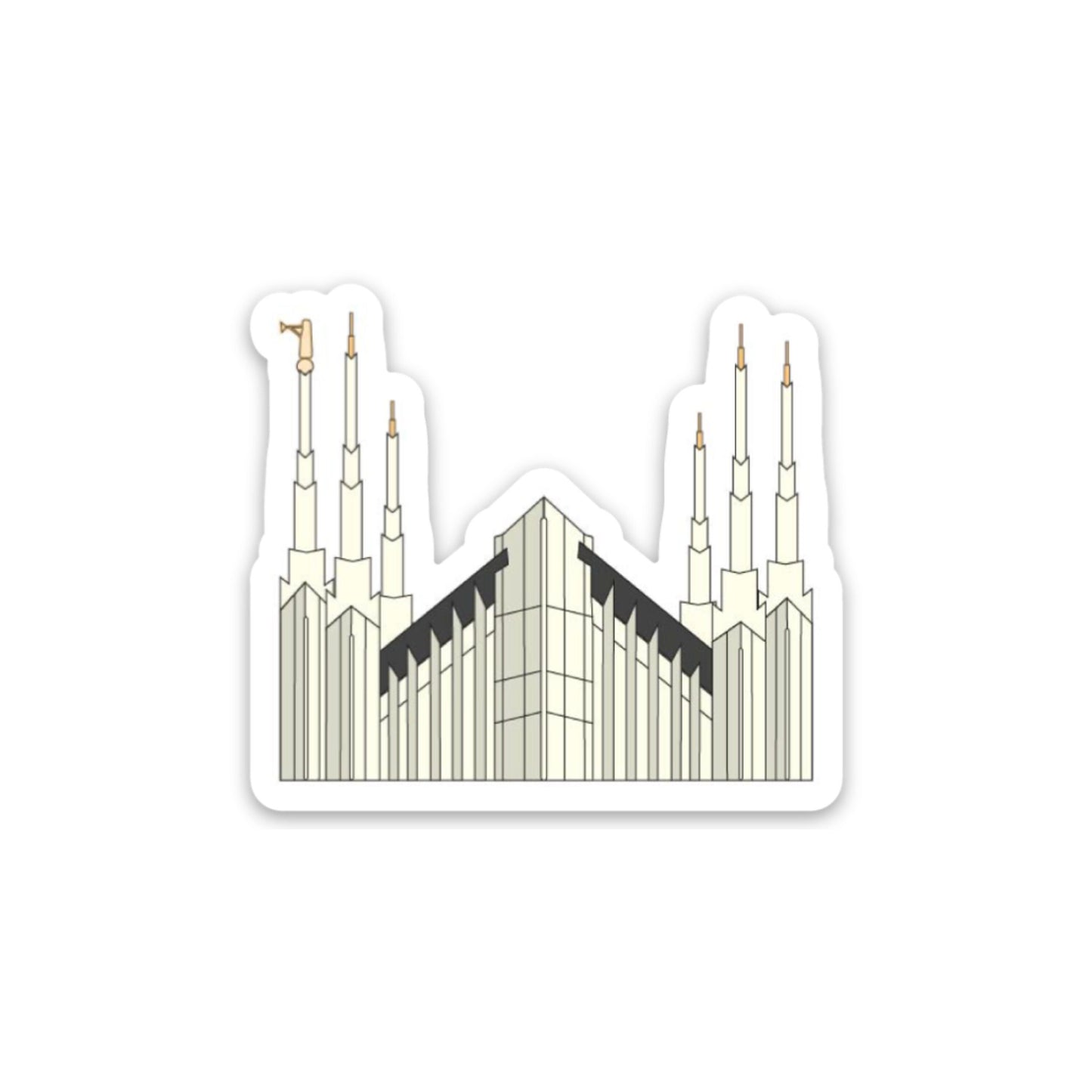 Las Vegas Temple stickers for kids, Las Vegas temple stickers custom, lds temple stickers, lds gifts for missionaries, youth theme sticker