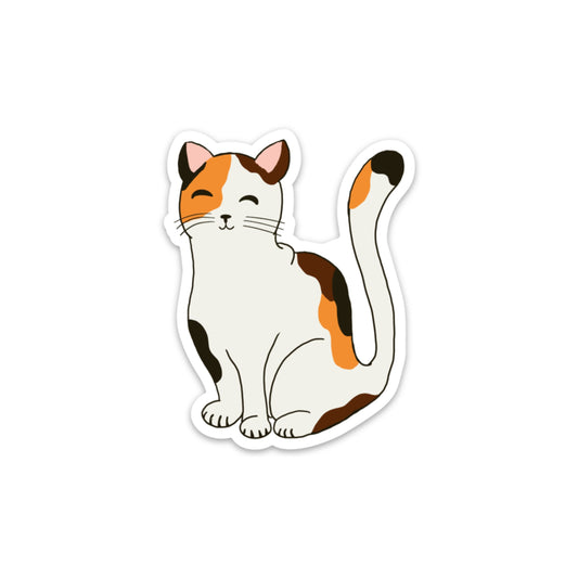 Cat 3x3in. Vinyl Sticker for your Laptop, Hydroflask, Planner, Water Bottle or Bullet Journal