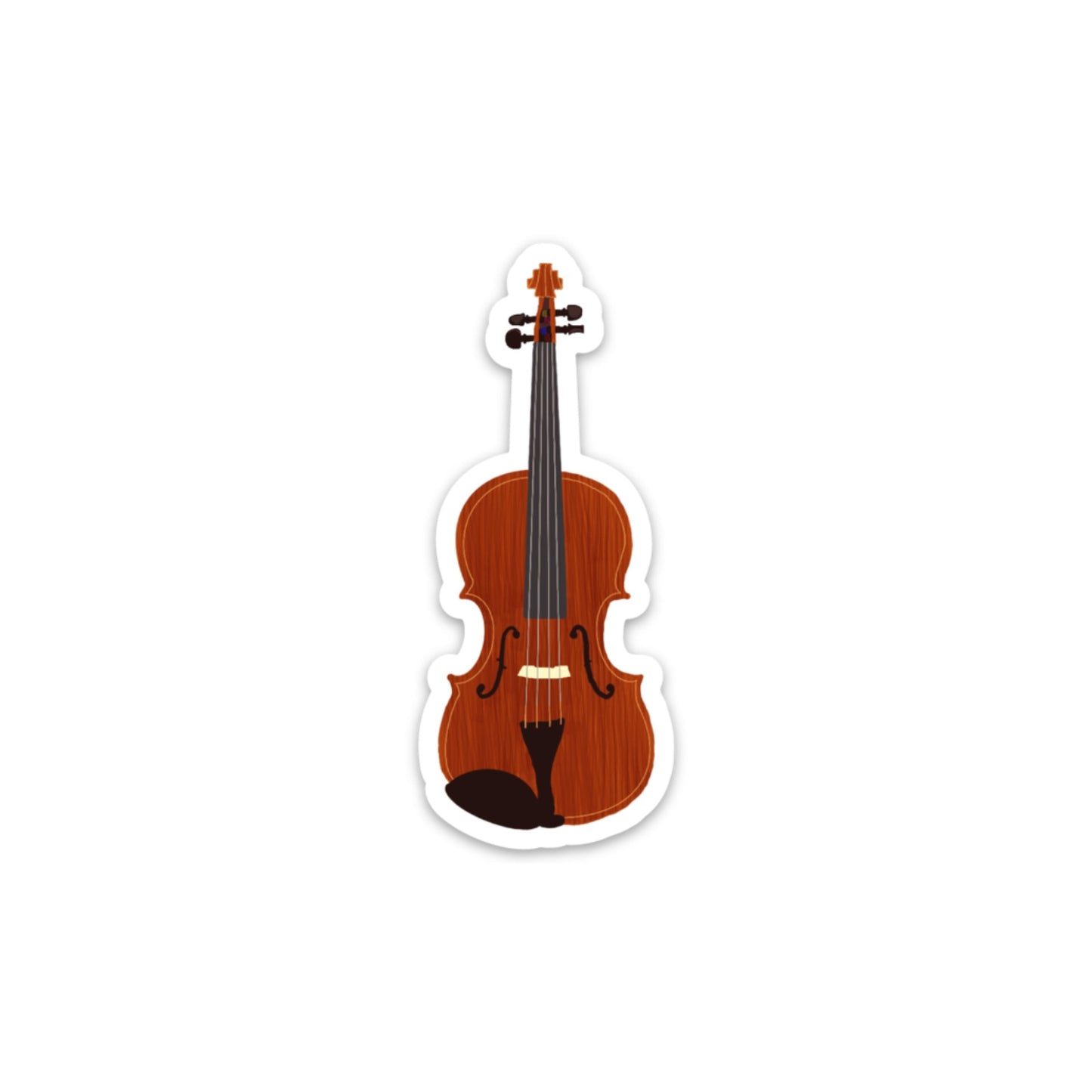 Violin sticker, Viola sticker, 3x3in. Vinyl Sticker for your Laptop, Hydroflask, Planner, Water Bottle or Bullet Journal, Orchestra sticker