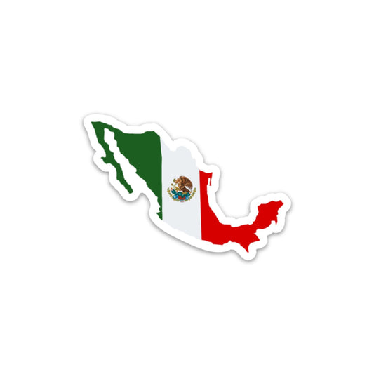 Mexico 3x3in. Vinyl Sticker for your Laptop, Water Bottle or Bullet Journal, skateboard stickers