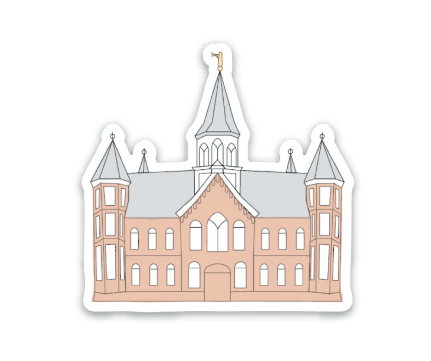 Provo City Center Temple Sticker