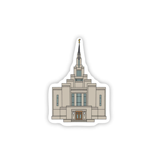 Kyiv Ukraine Temple Sticker, 3x3 in. Vinyl Sticker for your Laptop, Water Bottle or Bullet Journal