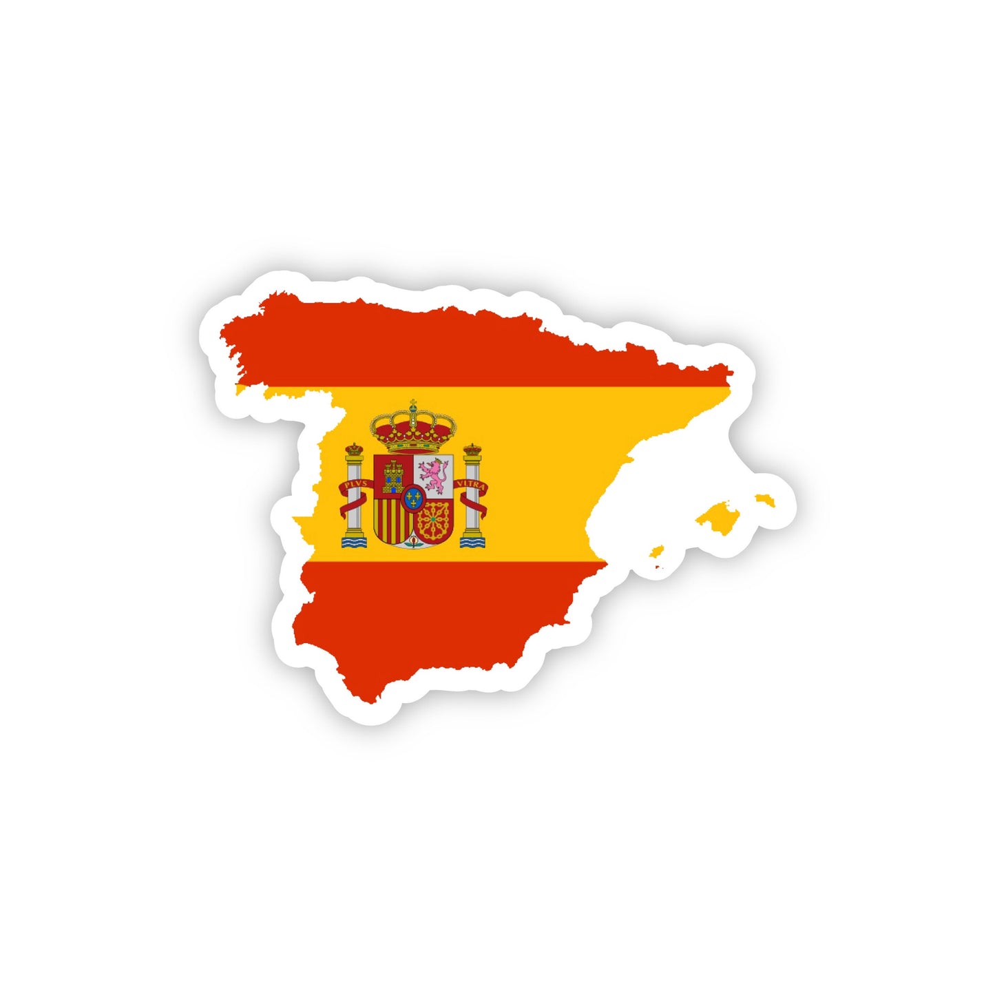 Spain 3x3in. Vinyl Sticker for your Laptop, Water Bottle or Bullet Journal