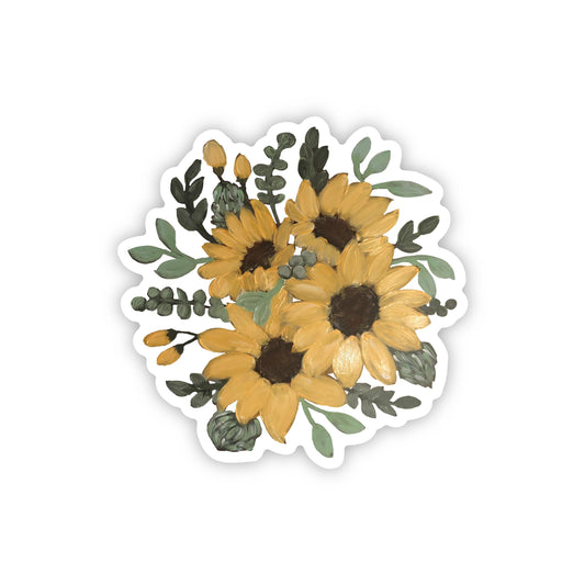 sunflower stickers for planner, stocking stuffers for Mom Christmas gifts for best friend, cottagecore stickers, sunflower gifts for her