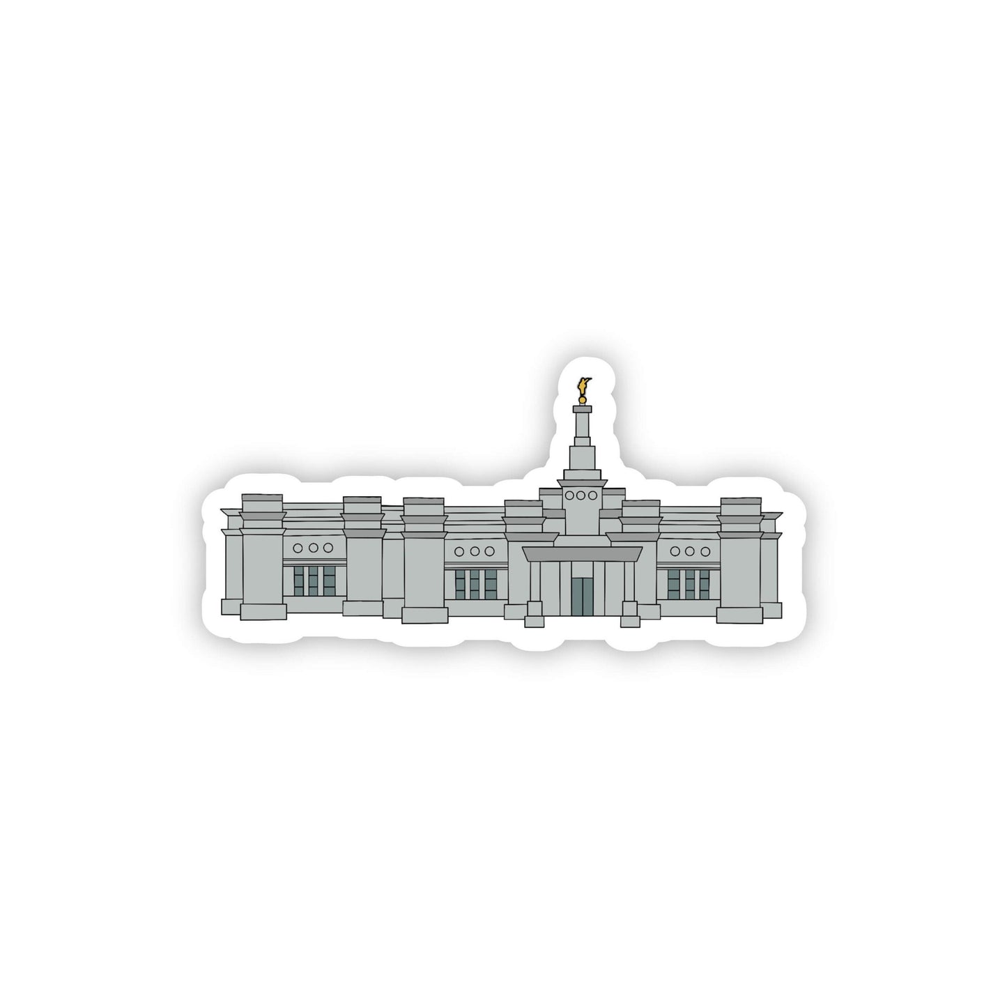 Fresno California Temple Sticker