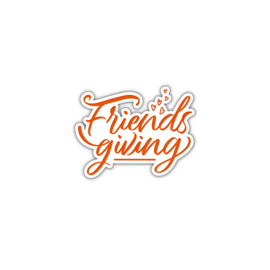 Friendsgiving Stickers for cups, Friendsgiving sticker labels, Friendsgiving gifts in bulk, Friendsgiving gift ideas, stickers for friends